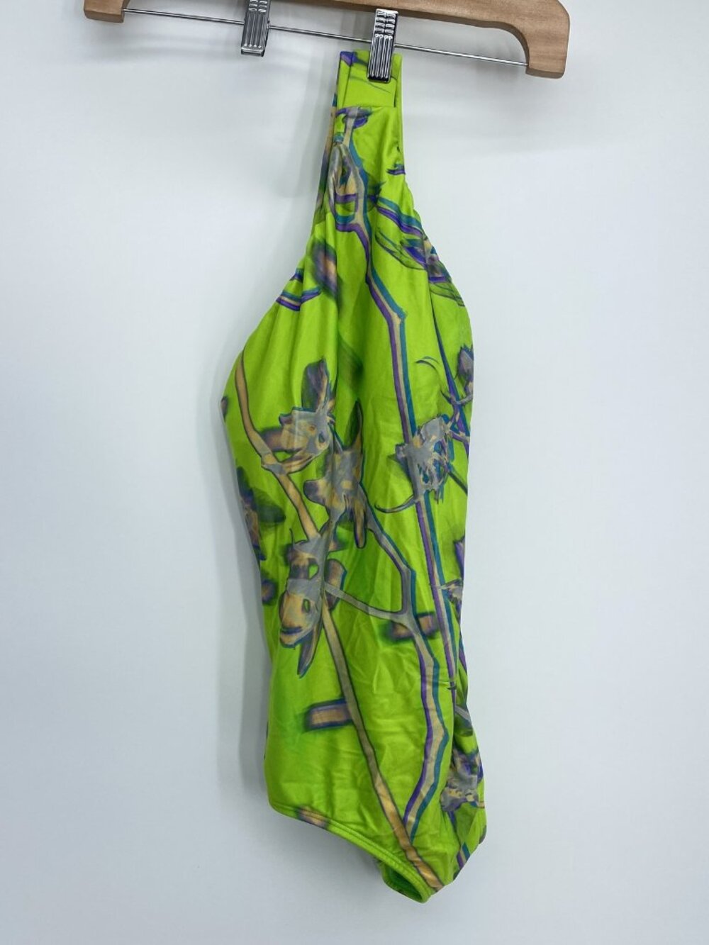 Lenny Niemeyer Womans One-Piece Swimsuit Dandelion Size S One Shoulder Lined
